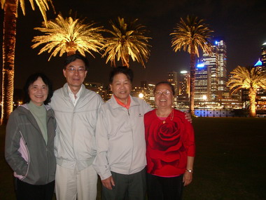 美国著名诗人非马伉俪、巫逖伉俪2008年3月相聚悉尼